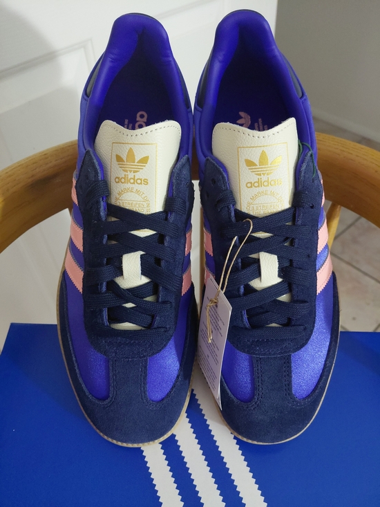 adidas Shoes - Brand New Adidas Samba Women’s Navy & Pink  Sneakers